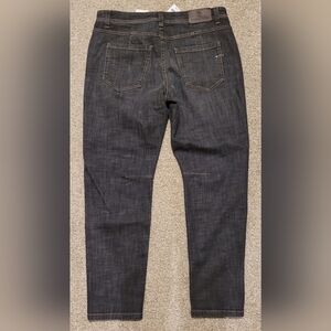 Brunello Cucinelli Women's Equestrian Straight Dark Denim Jeans Sz 10 $1495 NWT